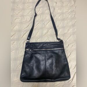 Margot Black Leather Purse